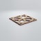 Ekena Millwork Extra Small Daventry Decorative Fretwork Wood Wall Panels, Hickory, 7 3/8"W x 7 3/8"H x 3/8"T WALW08X08X0375DVNHI - alternate 3
